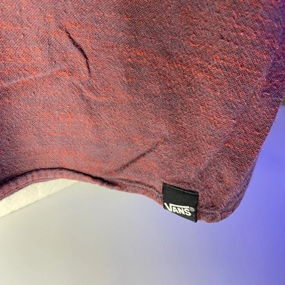 Vans of the Wall Skater 100% cotton short Large Crimson - Picture 6 of 12